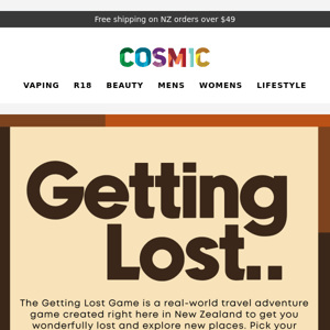 New to Cosmic, Introducing Getting Lost! 🚗