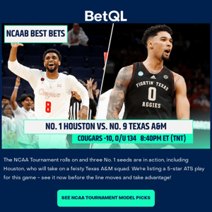 📊 BetQL Insights: UConn, Houston & Purdue In Action