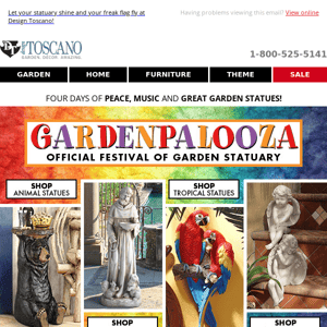 🌼SHOP Gardenpalooza: Statuary that defined the GARDEN generation🌼