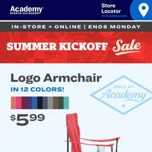 Academy Logo Chair — Only $5.99!