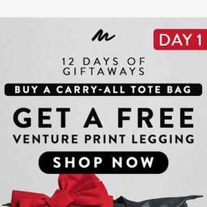🎁Free Venture Print Legging w/ Tote Bag Purchase