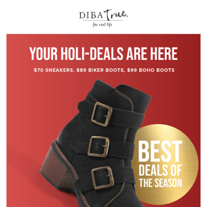 Your Holi-Deals Are Here 🎄👢