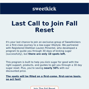Last call: Save $171 on the Fall Reset Bundle!