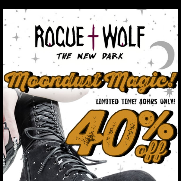 Moondust Boots on 40% Off!