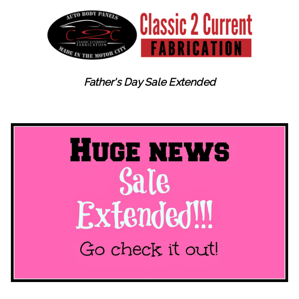 Father's Day Sale Extended