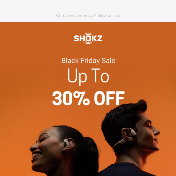 Shokz Black Friday Deals Now On!🖤
