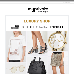 ⚡ Luxury Shop: Love Moschino, Gucci, Pinko...