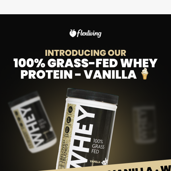 🥤 Raise a Glass to National Protein Day with Our Pure Grass-Fed Whey!