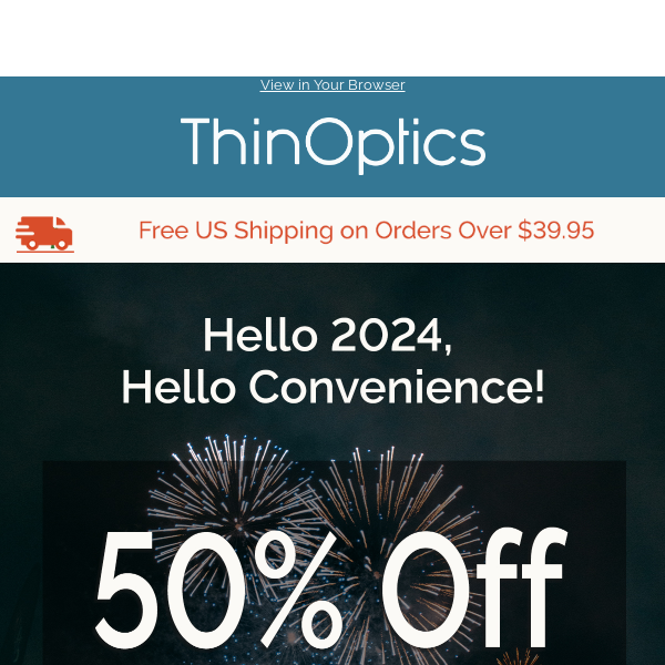 50% Off ThinOptics Coupons - Feb. 2024 Coupon & Promo Codes