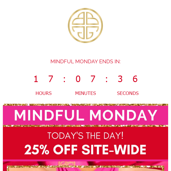 25% OFF SITE-WIDE | TODAY ONLY ✨