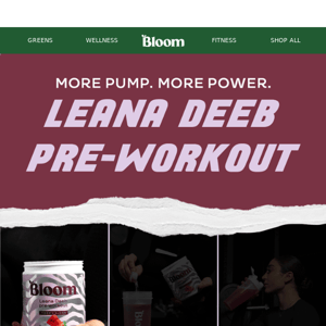 Leana Deeb Pre-Workout going fast! 🔥