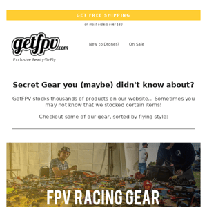 🚀 EPIC Freestyle, Racing and Cine Gear you (maybe) didn't know about! 🚀