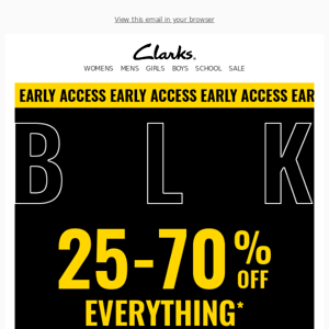 Your Black Friday Early Access