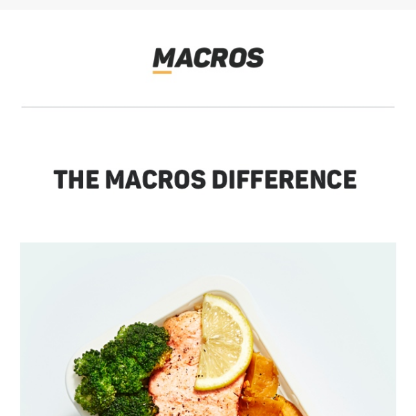 Experience the MACROS Difference. Here’s How it Works.