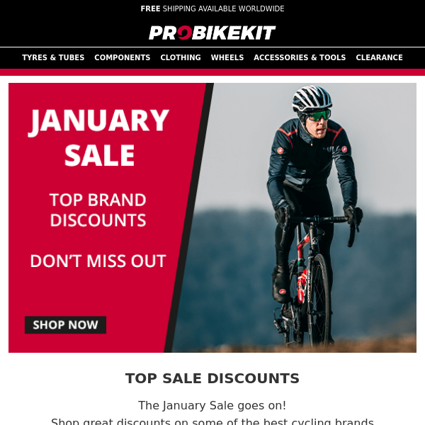 More January Sale Savings