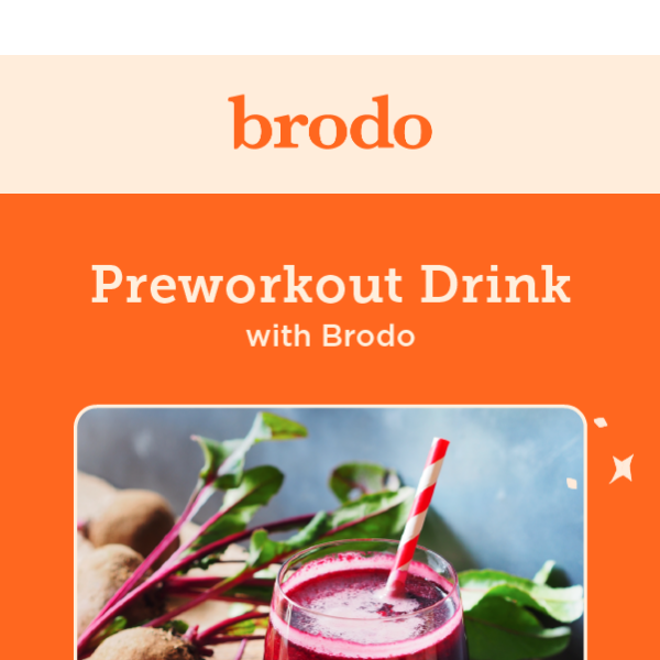 Brodo n' Beet Pre-workout Beverage Recipe