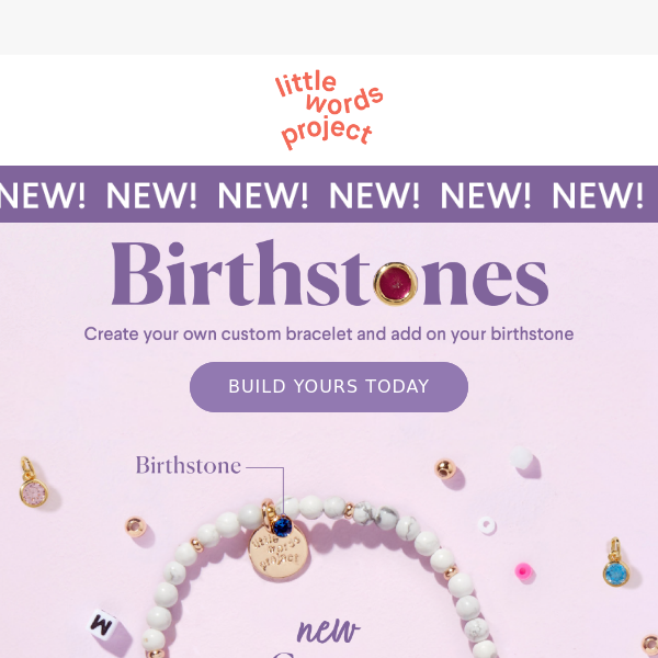 Swoon Over Our New Birthstones