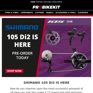 New Shimano 105 Di2 Disc Groupset Launched!
