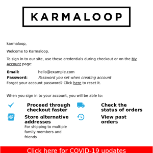 Welcome to Karmaloop