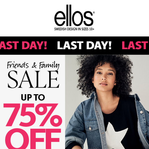 LAST DAY! Up to 75% OFF!