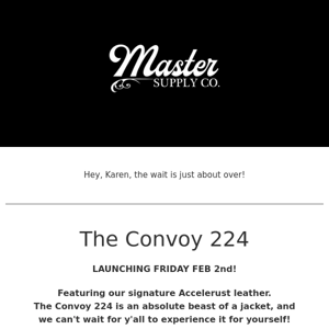 Convoy 224 | This Friday!