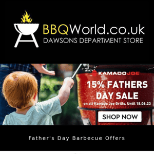 Father's Day Barbecue Offers | Gozney | Kamado Joe | Everdure by Heston