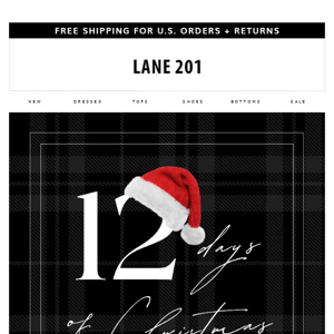 12 DAYS OF CHRISTMAS: 20% OFF 🎁