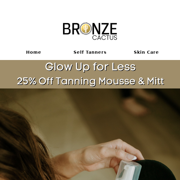 Unveil Radiant Skin: 25% Off Tanning Mousse + Mitt