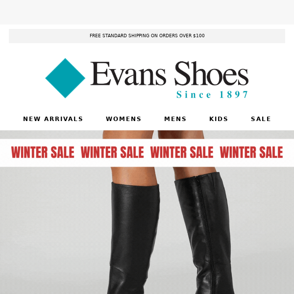 Knee High Boots - ON SALE NOW! 😍👢 - Evans Shoes
