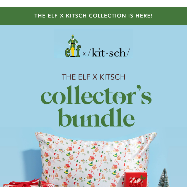 Get Festive: elf x Kitsch is a bundle of joy 🎄