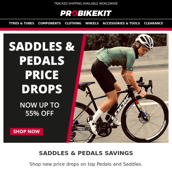 Saddles & Pedals | Upgrade today!