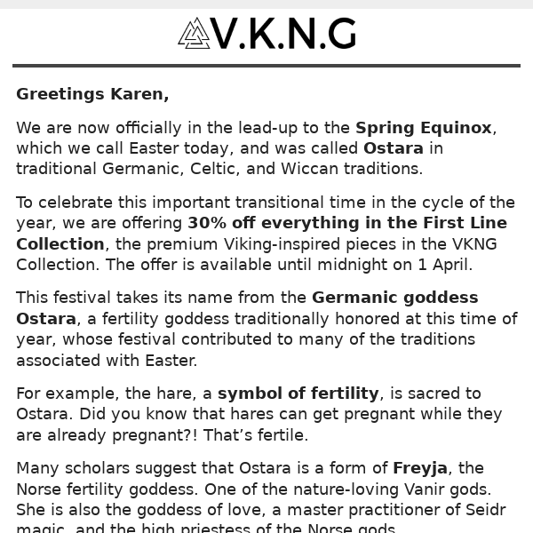 Lead up to Ostara, the Spring Equinox🐇