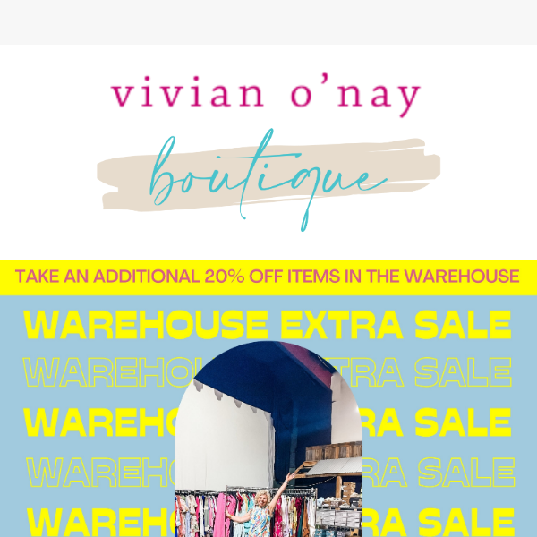 ⭐💸 Warehouse deals and new arrivals to have you weekend ready!