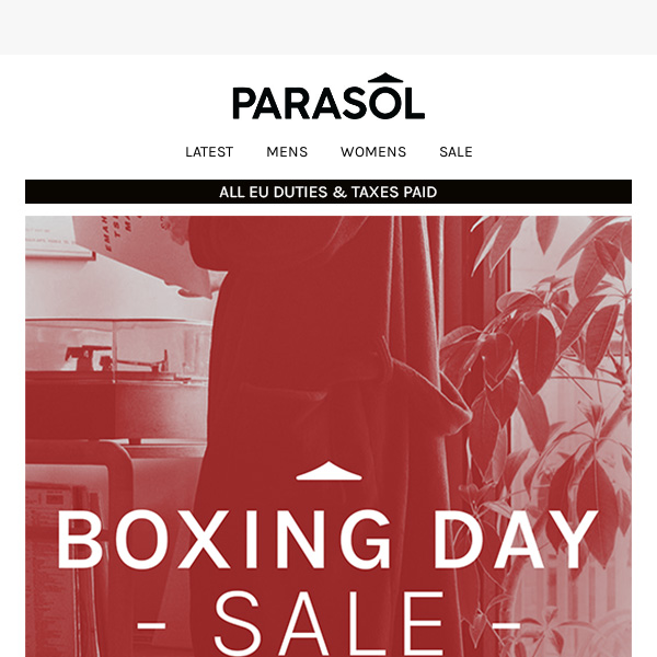 The Boxing Day Sale Is Here...