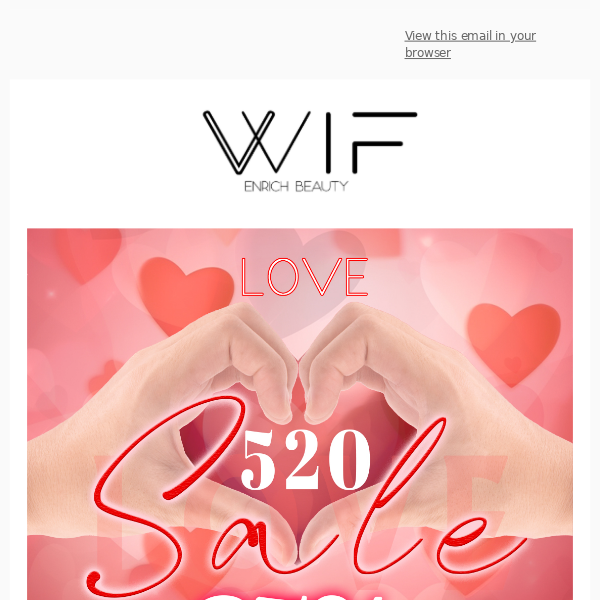 💌 Shop Now, Save More: 520 Sale is Live!