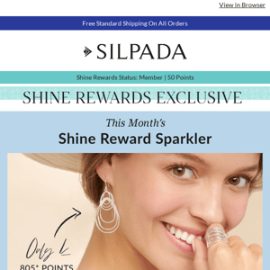 For a limited time: Redeem your points on THESE earrings