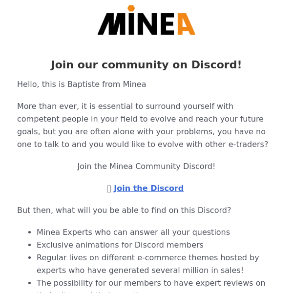 Join our community on Discord!