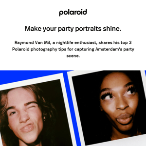 Hey, Glow Up Your Party Pics 🎉
