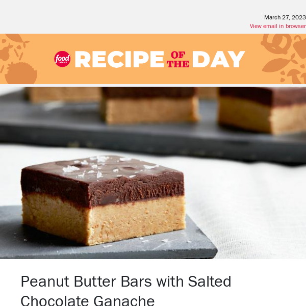 Salted Chocolate Peanut Butter Bars