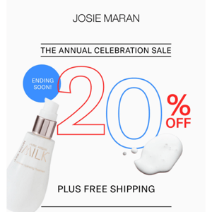 20% Off + Free Shipping Ends Soon (And Includes Luxury Sizes!)