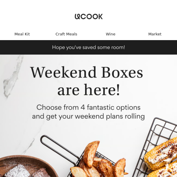 UCOOK | 20-07-2023 BRAND | Get your Weekend Boxes now! 📦 | V4