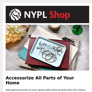 Artful Accents: Kitchen Accessories and Home Decor at the Library Shop