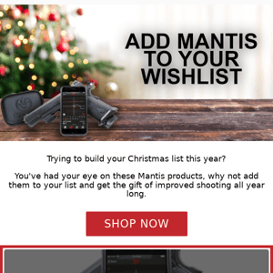 Wrap up your shopping with Mantis