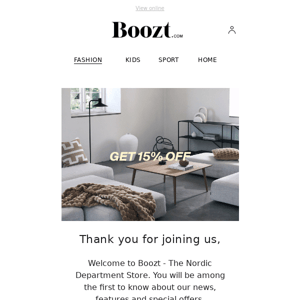 Welcome to Boozt - The Nordic Department Store!