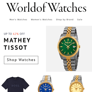 🎯CODE RED:  82% Calvin Klein Watches, 62% Off Mathey Tissot, 38% Off Tom Ford, 80% Off MCM Sunglasses + More