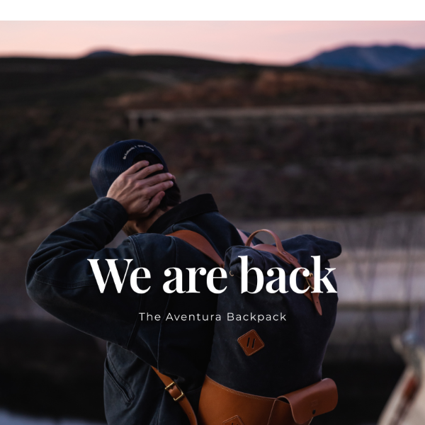 NOW WITH 20% OFF | We're back | Café Leather