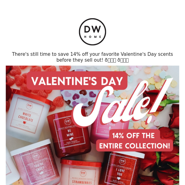 14% off VALENTINE'S DAY scents! 💞
