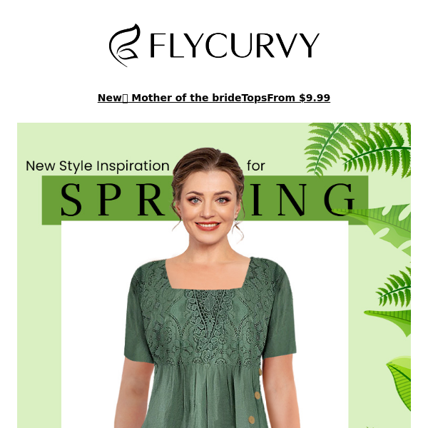 FlyCurvy, Save 15% on trendy tops 🌸