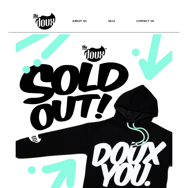 DOUX YOU satin lined hoodie is SOLD OUT!