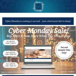 TRT: Cyber Monday Ends Soon!